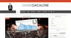 Desktop Screenshot of davidegiacalone.it